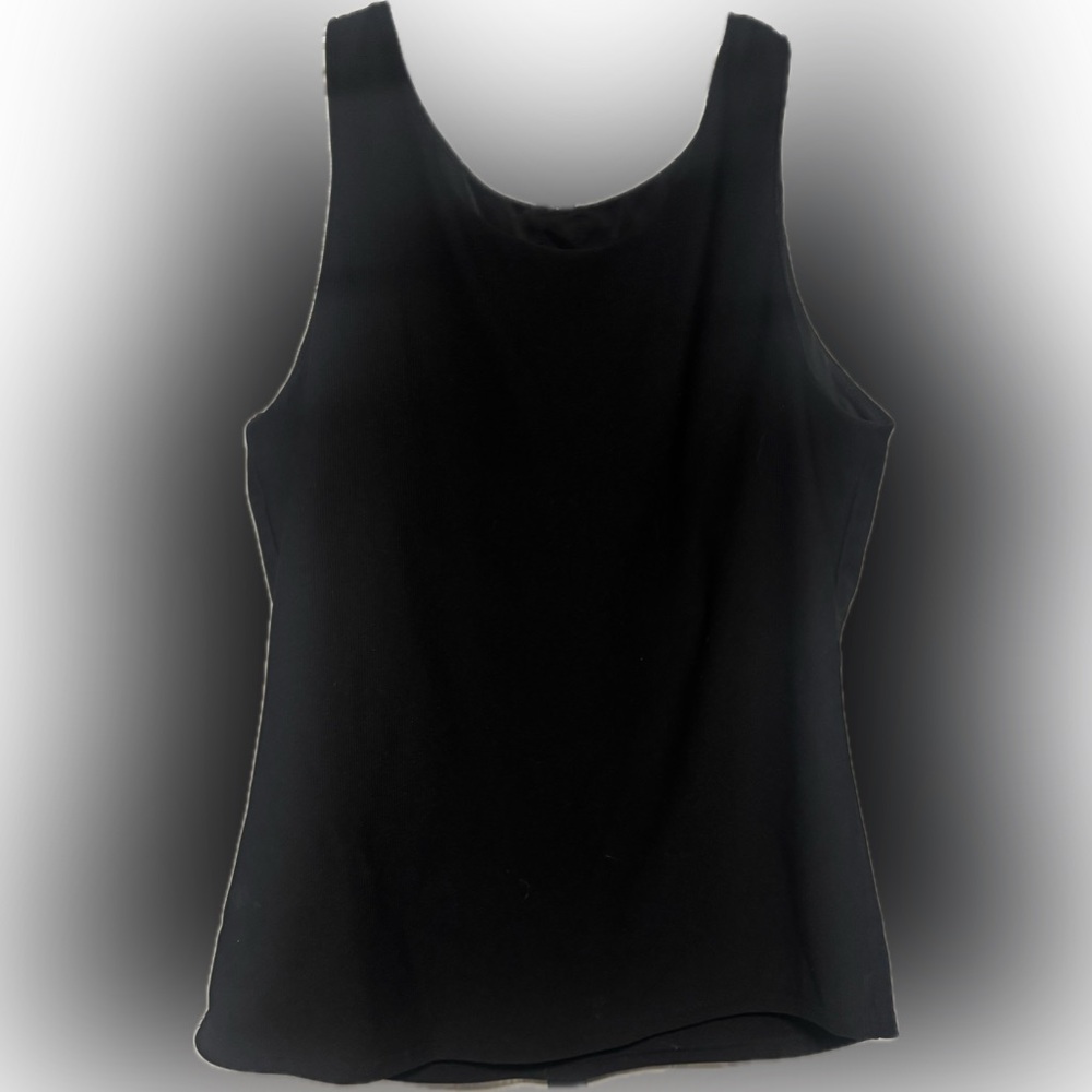 32 Degrees Cool Classic Black Tank Top with Built in Bra